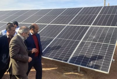 ۱۱ واحد نیروگاه خورشیدی در استان مرکزی افتتاح شد